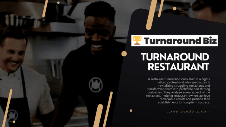 Restaurant turnaround consultant surrounded by chef business owners instructing how to turnaround restaurant